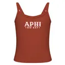 Alpha Phi Bold Block Letters Bid Day Tank 2