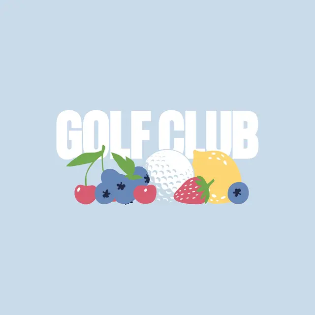 Golf Club Fruit and Golf Ball PR Shirt