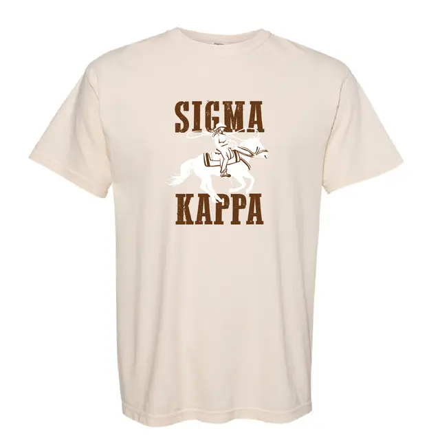Sigma Kappa Equestrian Rider Graphic PR Shirt 2