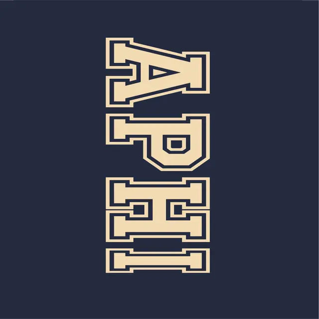 Alpha Phi Bold Block Lettering PR Sweatpant