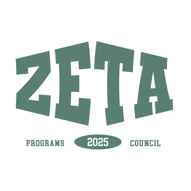 Zeta Tau Alpha Bold Block Text PR Sweater