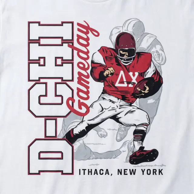 Delta Chi Football Player Game Day Crewneck