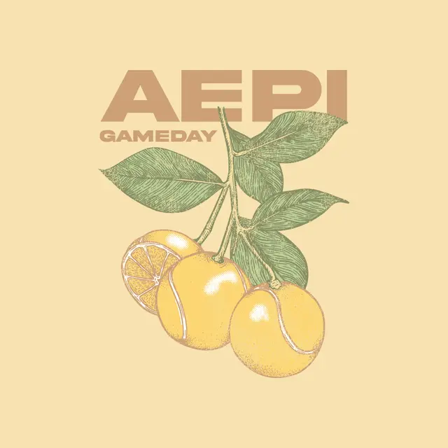 Alpha Epsilon Pi AEPI Citrus Leaves Game Day Shirt