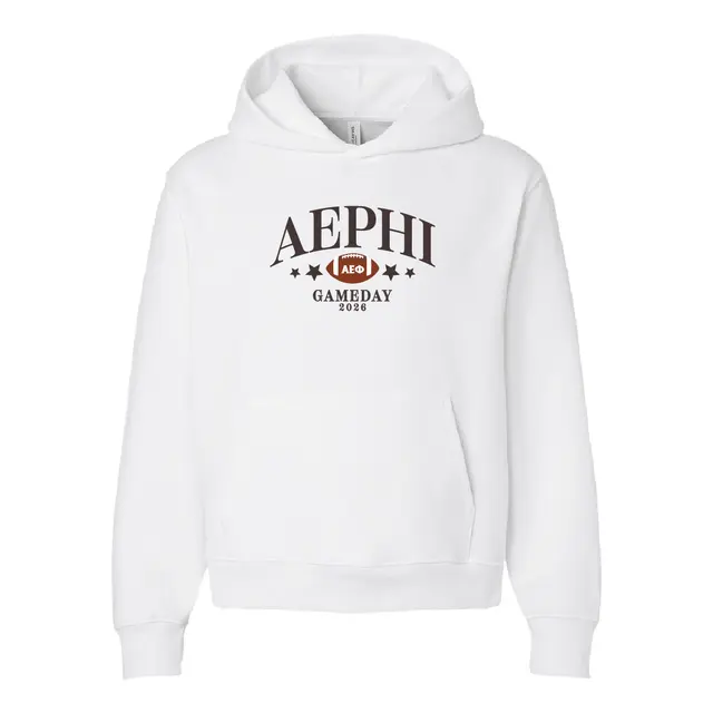 Alpha Epsilon Phi Football Stars Game Day Hoodie 2