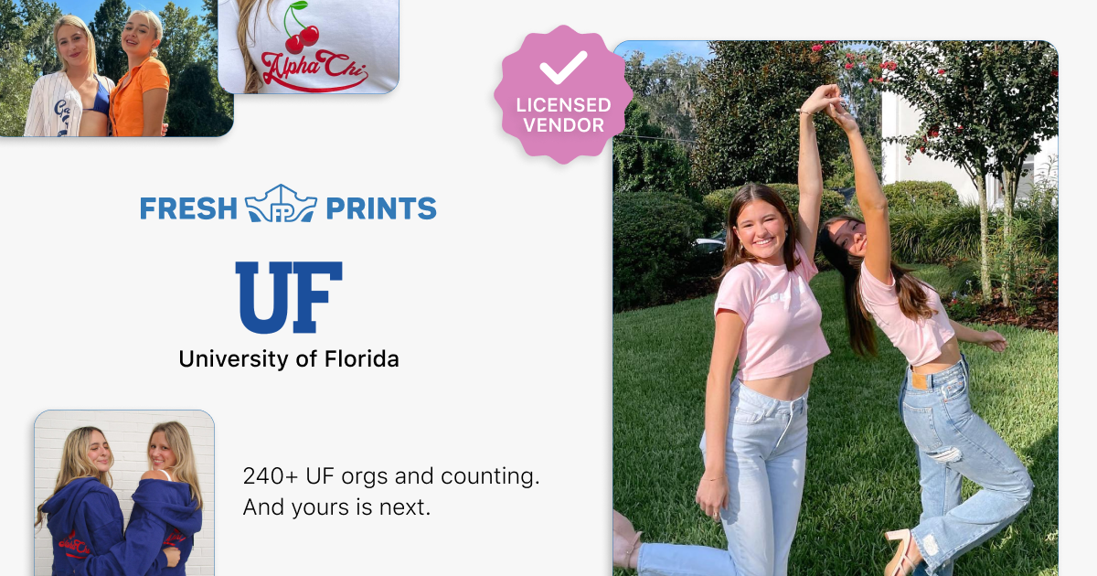 Licensed University of Florida Merch | Fresh Prints