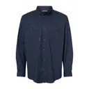 Craftsman Woven Shirt Deep Blue Front