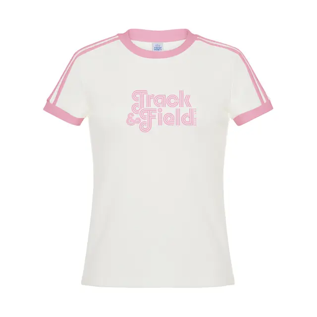 Women's Track & Field Team Wavy Text PR Shirt 2