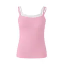 Fresh Prints FP122 Bailey Layered Tank Light Pink White mto Back