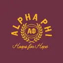 Alpha Phi Bold Wreath Text Philanthropy Sweater