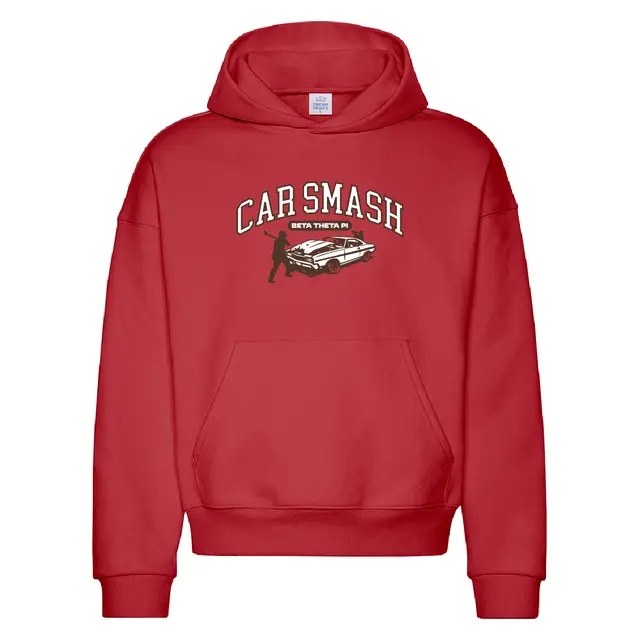 Beta Theta Pi Car Smash Graphic Philanthropy Hoodie 2