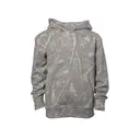 Independent Trading Co. Youth Midweight Hooded Sweatshirt Deadwood Camo Front