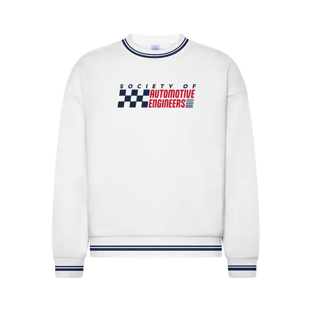 Society of Automotive Engineers Checker Pattern Text PR Sweater 2