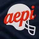Alpha Epsilon Pi Football Helmet Script PR Polo