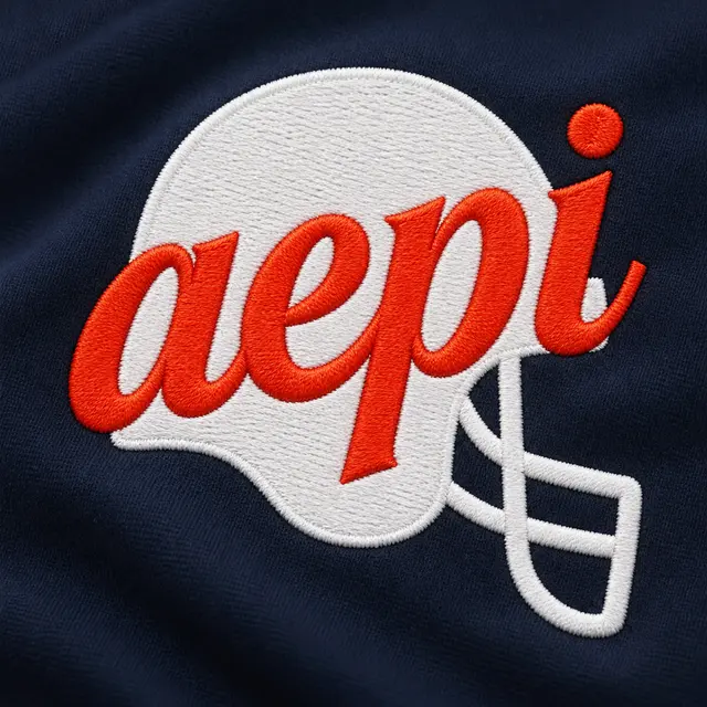 Alpha Epsilon Pi Football Helmet Script PR Polo