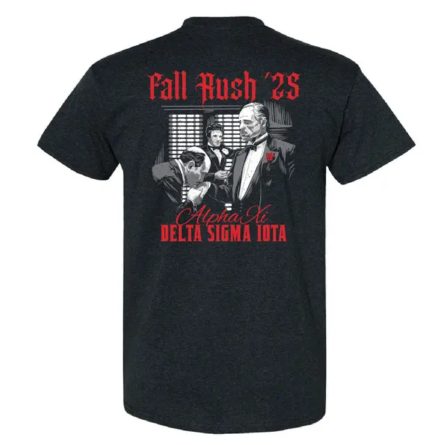 Delta Sigma Iota Mobster Graphic Fall Rush Shirt 2