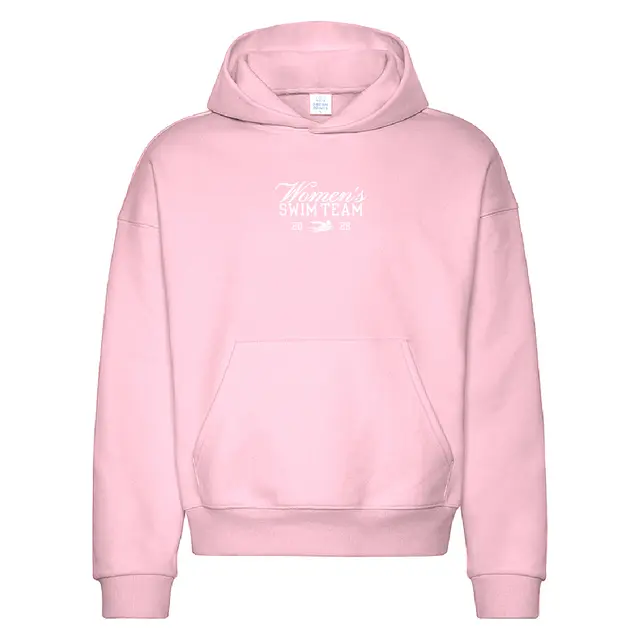 Women's Swim Team Elegant Script PR Hoodie 2
