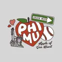 Phi Mu Heart Apple Statue Greek Week Sweater