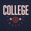 College Democrats Bold Block Lettering Graphic PR Crewneck