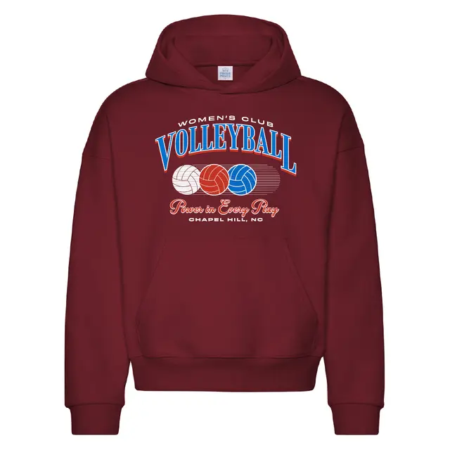 Women's Club Volleyball Triple Ball PR Hoodie 2