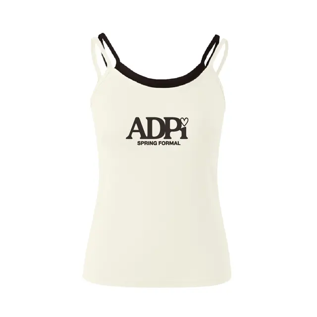 Alpha Delta Pi Block Lettering Spring Formal Tank 2