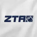 Zeta Tau Alpha Bold Lettering Football Graphic PR Shorts