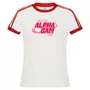 Alpha Gamma Delta Bold Retro Text Big Little Reveal Shirt 2