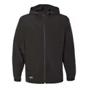 Apex Soft Shell Hooded Jacket Black Front