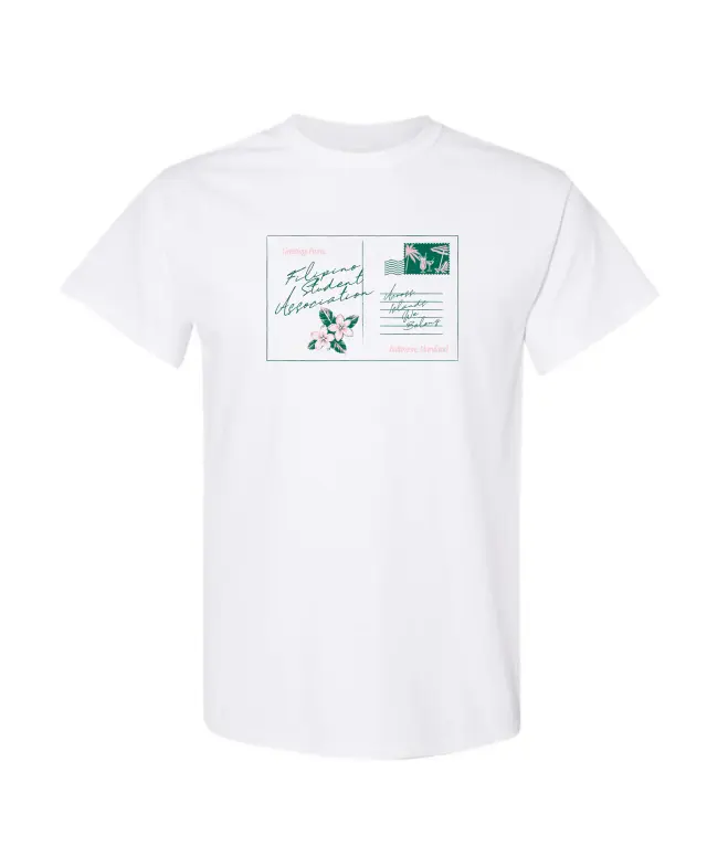 Filipino Student Association Floral Illustration PR Shirt