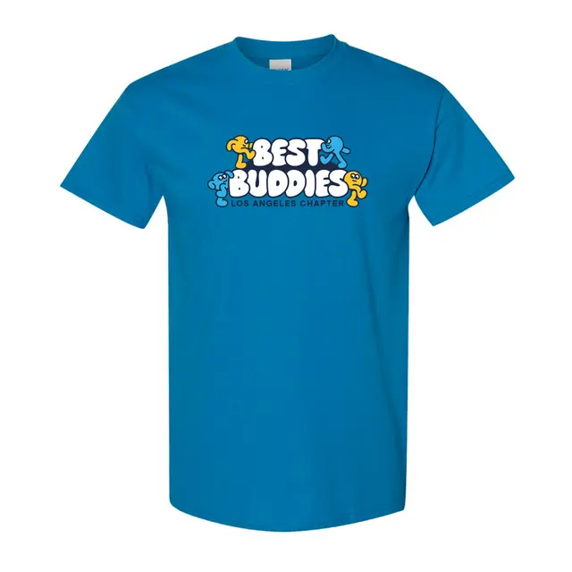 Best Buddies Playful Character Illustration PR Shirt 2