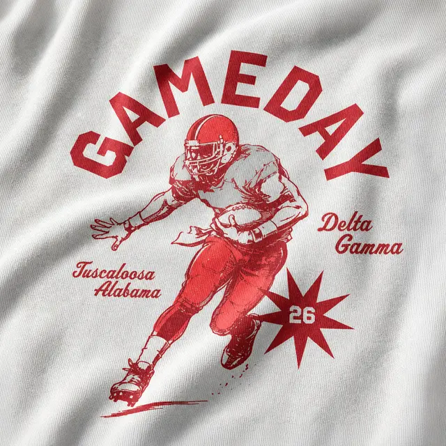 Delta Gamma Football Player Game Day Sweater