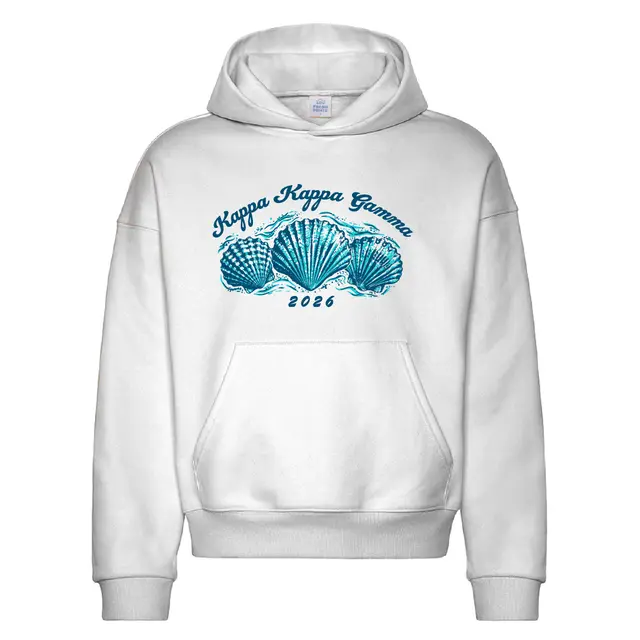 Kappa Kappa Gamma Shells Illustration PR Hoodie 2