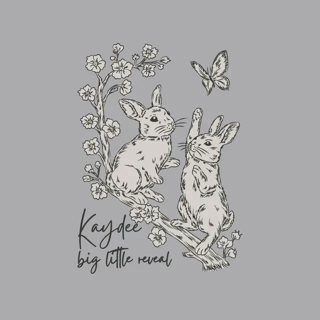 Kappa Delta Bunny and Blossom Big Little Reveal Shirt