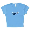Gamma Phi Beta Bold Text and Daisy Semi Formal Shirt 2