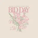 Delta Delta Delta Floral Bouquet Text Bid Day Crewneck