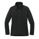 Eddie Bauer Women's Full-Zip Microfleece Jacket Black Front