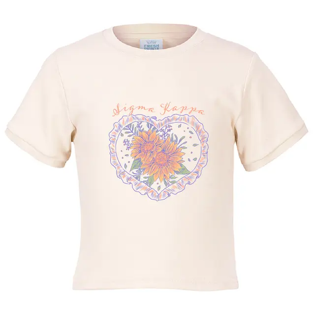 Sigma Kappa Sunflower Heart PR Shirt 2