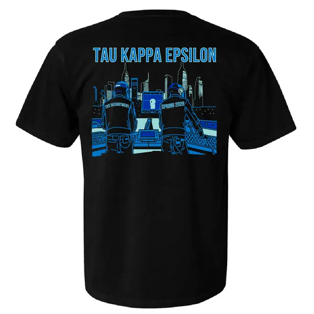 Tau Kappa Epsilon Cityscape DJ Rush Shirt 2