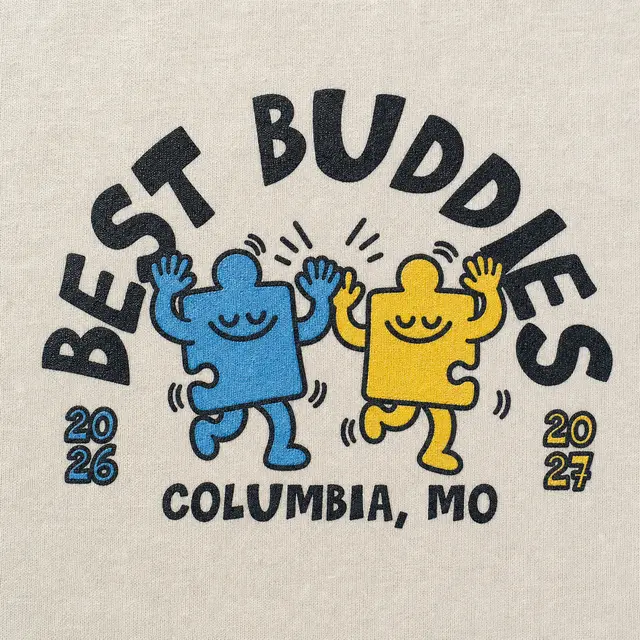 Best Buddies Playful Puzzle Characters PR Shirt