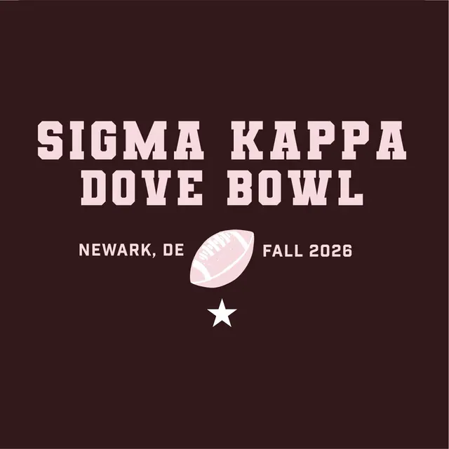 Sigma Kappa Bold Block Text Dove Bowl Sweater