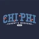 Chi Phi Plaid Football Parent's Weekend Hoodie