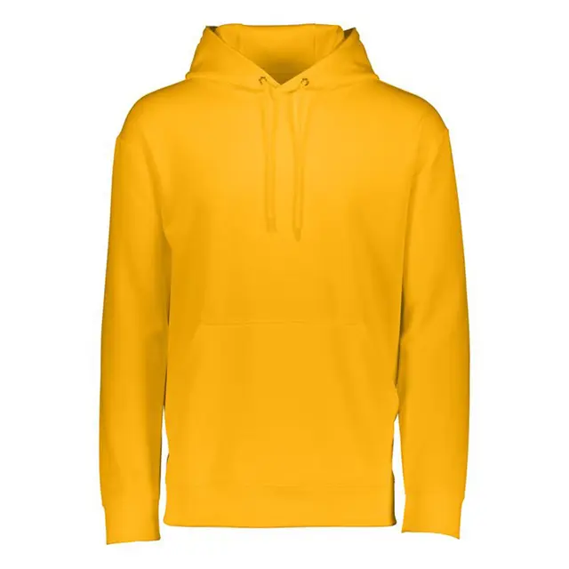 Customizable Augusta Sportswear Adult Wicking Fleece Hood 5505 Gold Front