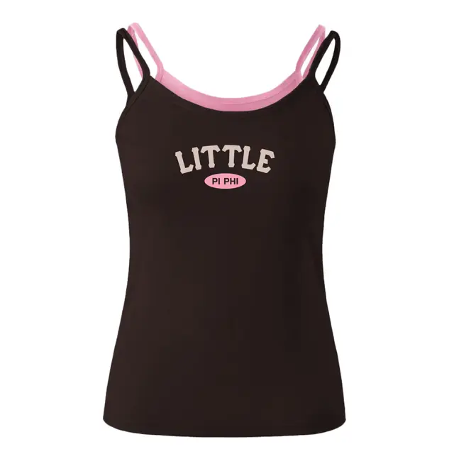 Pi Beta Phi Hand Drawn Lettering Big Little Reveal Tank 2