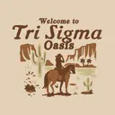 Sigma Sigma Sigma Desert Rider PR Shirt