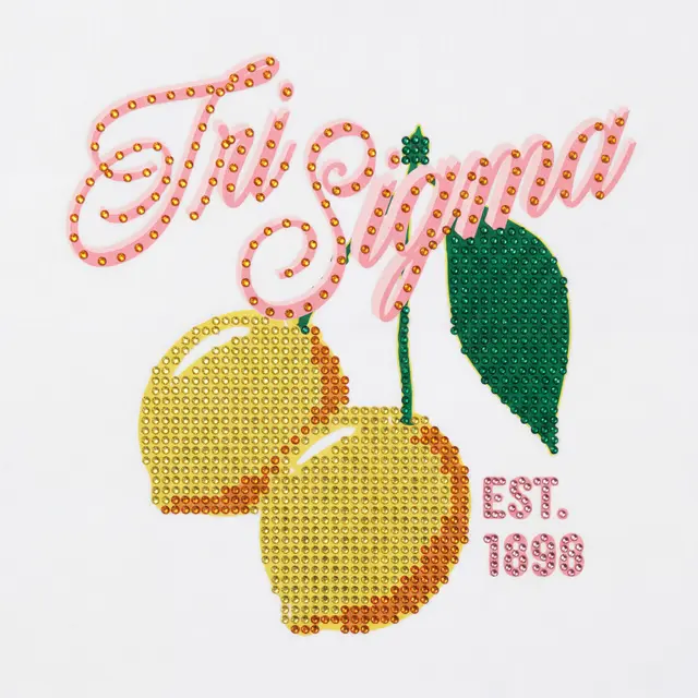 Sigma Sigma Sigma Lemon Illustration Rush Tank
