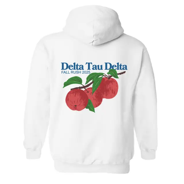 Delta Tau Delta Apple Graphic Rush Hoodie 2