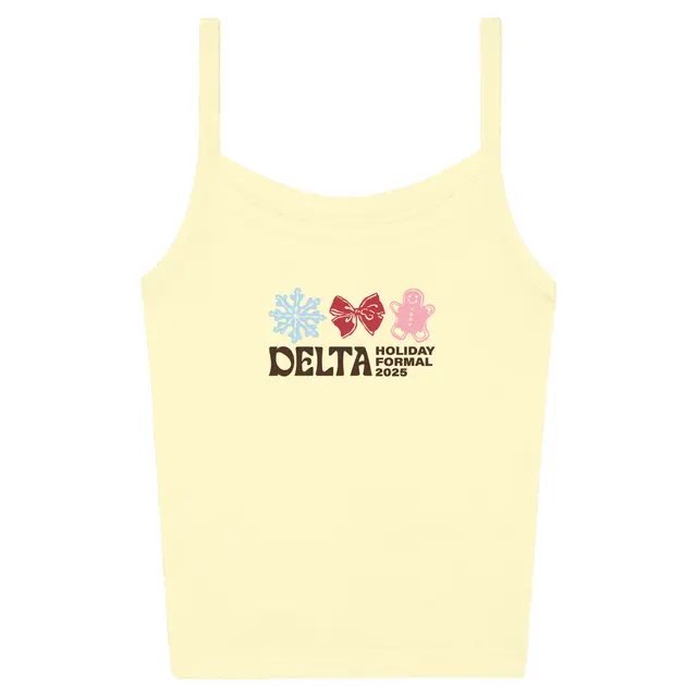 Delta Delta Delta Icons Holiday Formal Tank 2