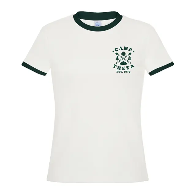 Kappa Alpha Theta Crossed Sticks Camp Retreat Shirt 2