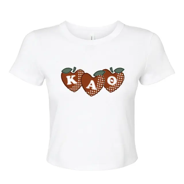 Kappa Alpha Theta Gingham Apple Patches PR Shirt 2