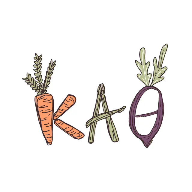 Kappa Alpha Theta Veggie Lettering PR Tank