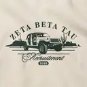 Zeta Beta Tau Jeep Illustration Rush Sweater